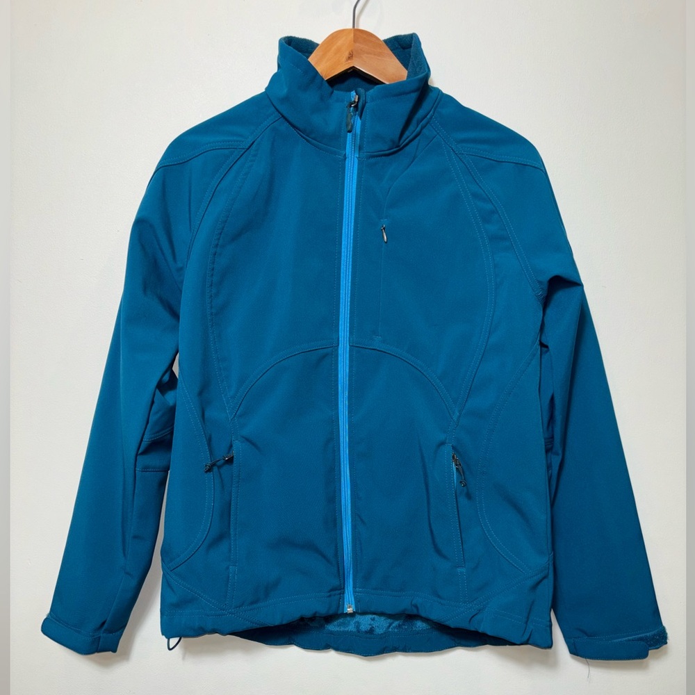 Double Diamond Softshell Hooded Jacket Fleece Lin… - image 1